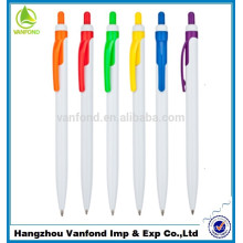 cheapest plastic ballpoint pen with colorful clip